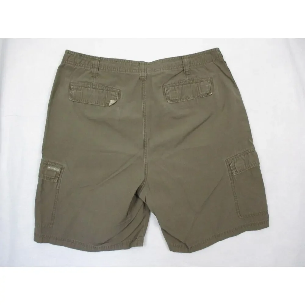 Woolrich Cargo Shorts Mens‎ 36x9 Green Kelp Cotton Vintage Utility Grunge